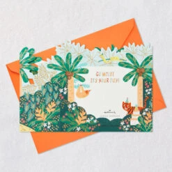 Hallmark Go Wild Jungle Animals 3D Pop-Up Birthday Card For Kids -Hallmark Gift Shop Jungle Animals 3D PopUp Birthday Card for Kids 699WDR1233 07