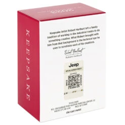 Hallmark The Car's The Star Jurassic Park 1992 Jeep Wrangler Metal Ornament -Hallmark Gift Shop Jurassic Park Jeep Keepsake Ornament 2199QXR8149 05