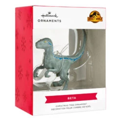 Jurassic World Dominion Beta Hallmark Ornament -Hallmark Gift Shop Jurassic World Dominion Beta Christmas Ornament 3HCM883 04