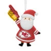 NFL Kansas City Chiefs Santa Fan Hallmark Ornament -Hallmark Gift Shop Kansas City Chiefs Santa Fan Christmas Ornament 1OSL2572 01