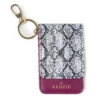 Kedzie Essentials Only Key Ring ID Holder In Python -Hallmark Gift Shop Kedzie Snakeskin Print Compact ID Wallet KDZIDPY 01