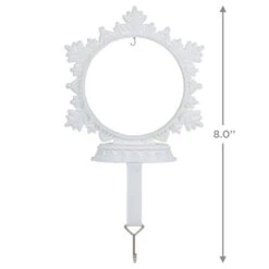 Hallmark Snowflake Ornament And Stocking Hanger -Hallmark Gift Shop Keepsake Snowflake Ornament and Stocking Hanger 1999QSB6303 03