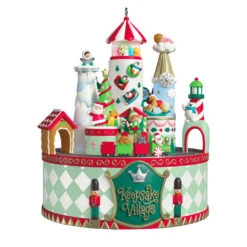Hallmark Keepsake Village Musical Ornament With Light And Motion