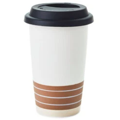 Hallmark Kindness Is Golden Ceramic Travel Mug, 9 Oz. -Hallmark Gift Shop Kindness Is Golden Sunshine Ceramic Travel Mug 1SNN1004 02