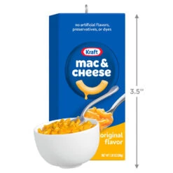 Hallmark Kraft Mac & Cheese The Blue Box Ornament -Hallmark Gift Shop Kraft Mac and Cheese Blue Box Keepsake Ornament 5QXI8572 04