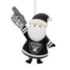 NFL Las Vegas Raiders Santa Fan Hallmark Ornament -Hallmark Gift Shop Las Vegas Raiders Santa Fan Christmas Ornament 1OSL2596 01