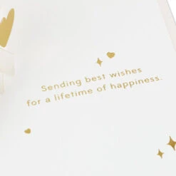 Hallmark Wishing You A Lifetime Of Happiness Pop-Up Engagement Card -Hallmark Gift Shop LaserCut Diamond Ring Engagement Card 5RZH1350 03