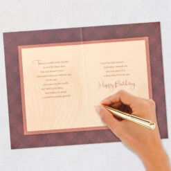 Hallmark Love The Man You Are Birthday Card For Husband -Hallmark Gift Shop LaserCut Tulip Flower Birthday Card for Husband 659MAN3953 07