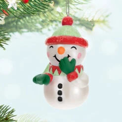 Hallmark Pull My Finger Ornament With Sound -Hallmark Gift Shop Laughing Snowman Keepsake Ornament 5QGO2335 02