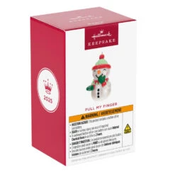 Hallmark Pull My Finger Ornament With Sound -Hallmark Gift Shop Laughing Snowman Keepsake Ornament 5QGO2335 08