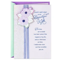 Hallmark You're An Incredible Woman Birthday Card For Wife