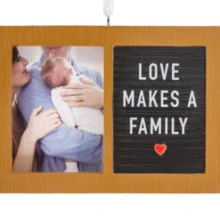 Love Makes A Family Letter Board Photo Frame Hallmark Ornament -Hallmark Gift Shop Letter Board Picture Frame Christmas Ornament 1HGO3632 06