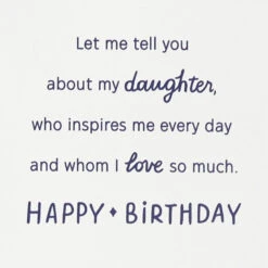 Hallmark A Woman Who Makes The World Better Birthday Card For Daughter -Hallmark Gift Shop Lettering Inside Silhouette Birthday Card for Daughter 659FBD4930 03