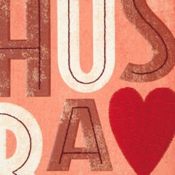 Hallmark You're A Good Man Romantic Sweetest Day Card For Husband -Hallmark Gift Shop Lettering and Heart Husband Sweetest Day Card 699SD5535 05