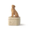 Willow Tree Light Brown Dog Figurine Keepsake Box -Hallmark Gift Shop Light Brown Dog Figurine Keepsake Box 28176 01