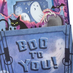 Hallmark Ghosts In The Graveyard Musical Pop-Up Halloween Card With Light -Hallmark Gift Shop LightUp Ghosts in Graveyard PopUp Halloween Card 1199HJD7061 05