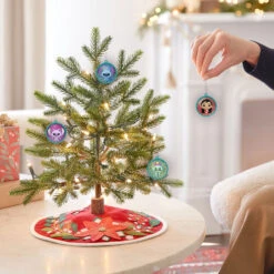 Mini Disney Stitch Scenes Shatterproof Hallmark Ornaments, Set Of 4 -Hallmark Gift Shop Lilo Stitch Christmas Ornaments 3HCM4194 05