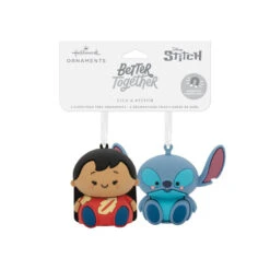 Better Together Disney Lilo & Stitch Magnetic Hallmark Ornaments, Set Of 2 -Hallmark Gift Shop Lilo and Stitch Christmas Ornaments 3HCM2403 04