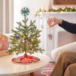 Mini Disney Stitch Hallmark Tree Topper And Ornaments, Set Of 5 -Hallmark Gift Shop Lilo and Stitch Tree Topper and Ornaments 3HCM4195 05