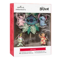 Mini Disney Stitch Hallmark Tree Topper And Ornaments, Set Of 5 -Hallmark Gift Shop Lilo and Stitch Tree Topper and Ornaments 3HCM4195 08