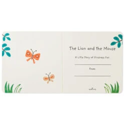 Hallmark The Lion And The Mouse Board Book And Lion Lovey Blanket Set -Hallmark Gift Shop Lion Lovey Blanket Lion Mouse Kindness Board Book Set 1BBY4783 04