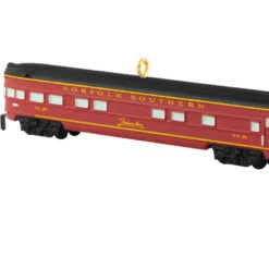 Hallmark Mini Lionel® Norfolk And Western Passenger Set Ornaments, Set Of 3 -Hallmark Gift Shop Lionel Train Cars Keepsake Ornament Set 5QXM9375 06