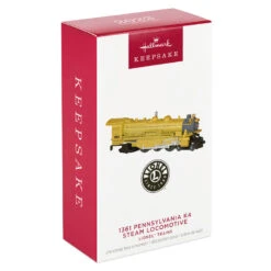Hallmark Lionel® Trains Yellow 1361 Pennsylvania K4 Steam Locomotive Metal Ornament -Hallmark Gift Shop Lionel Trains Engine Keepsake Ornament 2199QXE3267 04