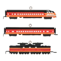 Hallmark Mini Lionel® Milwaukee Road EP-2 Passenger Ornaments, Set Of 3 -Hallmark Gift Shop Lionel Trains Milwaukee Road Cars Keepsake Ornaments 2299QXM9287 06