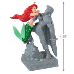 Hallmark Disney The Little Mermaid Ariel And The Prince Ornament With Sound -Hallmark Gift Shop Little Mermaid Ariel and Prince Keepsake Ornament 5QXD7222 04