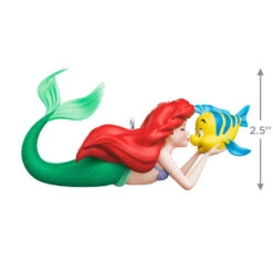 Hallmark Disney The Little Mermaid A Fin-tastic Friendship Ornament -Hallmark Gift Shop Little Mermaid With Flounder Keepsake Ornament 5QXD7225 04