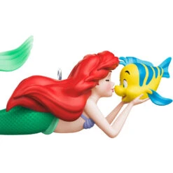 Hallmark Disney The Little Mermaid A Fin-tastic Friendship Ornament -Hallmark Gift Shop Little Mermaid With Flounder Keepsake Ornament 5QXD7225 06