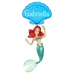 Hallmark Disney The Little Mermaid Ariel Personalized Ornament, Custom Text