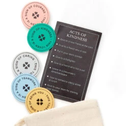 Hallmark Little World Changers™ And Kind Culture Co. The Doll Kind Dark Skin Girl, 12" -Hallmark Gift Shop Little World Changers Dark Skin Girl Doll With Tokens 1KID2086 05