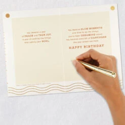 Hallmark Live Full And Free Birthday Card With Decal -Hallmark Gift Shop Live Full and Free Mountain Sun Birthday Card With Decal 759HBD4677 08