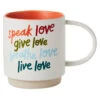 Hallmark Live Love Mug, 16 Oz. -Hallmark Gift Shop Live Love Ceramic Mug 1MUG3550 01