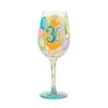 Lolita Happy 30th Birthday Handpainted Wine Glass, 15 Oz. -Hallmark Gift Shop Lolita 30th Birthday Wine Glass 6010651 01