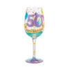 Lolita Happy 50th Birthday Handpainted Wine Glass, 15 Oz. -Hallmark Gift Shop Lolita 50th Birthday Wine Glass 6010652 01