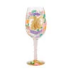 Lolita Happy 70th Birthday Handpainted Wine Glass, 15 Oz. -Hallmark Gift Shop Lolita 70th Birthday Wine Glass 6010654 01