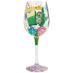 Lolita® May Birthday Month Handpainted Wine Glass, 15 Oz.