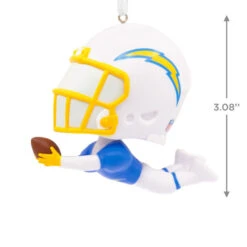 NFL Los Angeles Chargers Bouncing Buddy Hallmark Ornament -Hallmark Gift Shop Los Angeles Chargers Bobblehead Christmas Ornament 1OSL2405 03
