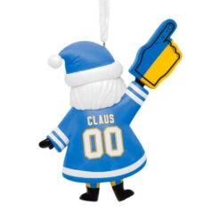 NFL Los Angeles Chargers Santa Fan Hallmark Ornament -Hallmark Gift Shop Los Angeles Chargers Santa Fan Christmas Ornament 1OSL2588 07