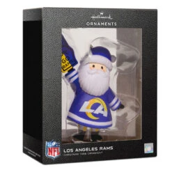 NFL Los Angeles Rams Santa Fan Hallmark Ornament -Hallmark Gift Shop Los Angeles Rams Santa Fan Christmas Ornament 1OSL2589 08
