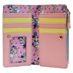 Loungefly Minnie Pastel Color Block Dots Wallet -Hallmark Gift Shop Loungefly Minnie Pastel Color Block Dots Wallet WDWA2434 04
