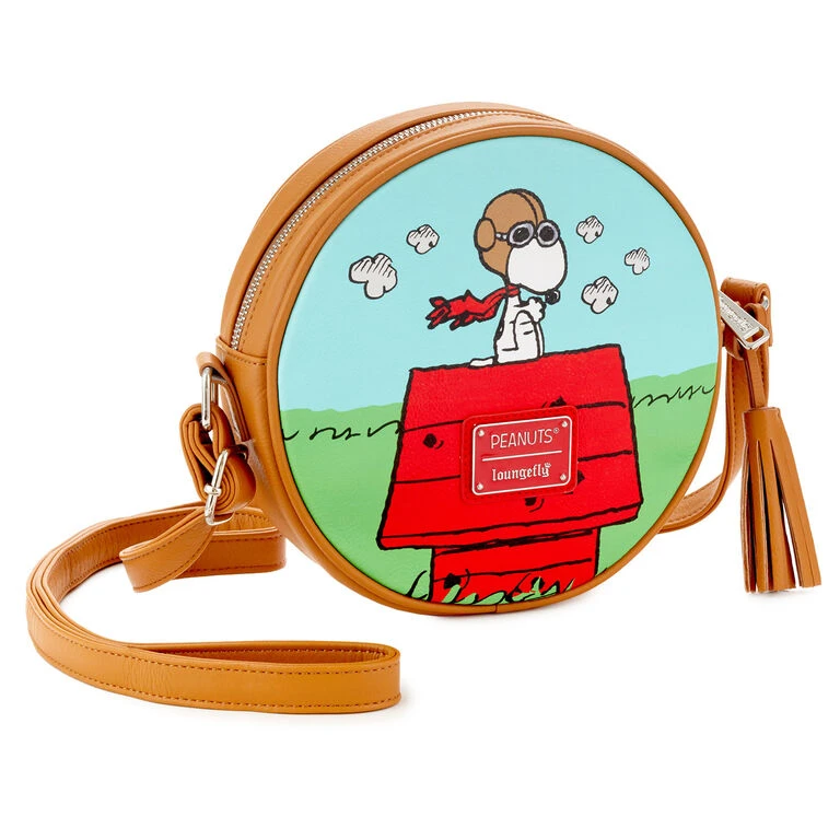 Loungefly Peanuts Snoopy Vs. The Red Baron Crossbody Bag 3 Loungefly Peanuts Snoopy Vs. The Red Baron Crossbody Bag