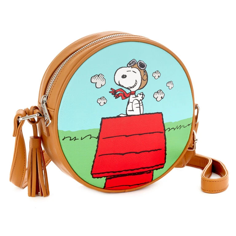 Loungefly Peanuts Snoopy Vs. The Red Baron Crossbody Bag 4 Loungefly Peanuts Snoopy Vs. The Red Baron Crossbody Bag - Image 2