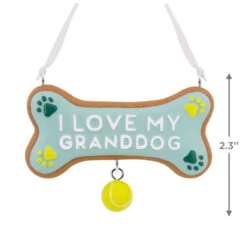 Love My Granddog Hallmark Ornament -Hallmark Gift Shop Love My Granddog Christmas Ornament 1HGO3419 04