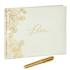 Hallmark Love Wedding Guest Book With Pen
