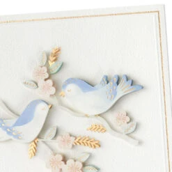 Hallmark Lovebirds On Flowering Branches Wedding Card -Hallmark Gift Shop Lovebirds on Flowering Branches Wedding Card 759LAD2965 04