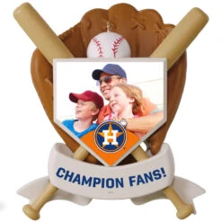 Hallmark MLB Houston Astros™ Baseball Personalized Ornament, Custom Photo And Text