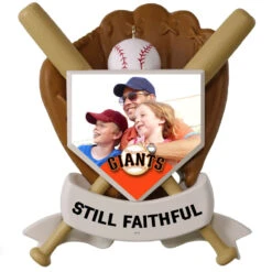 Hallmark MLB San Francisco Giants™ Baseball Personalized Ornament, Custom Photo And Text